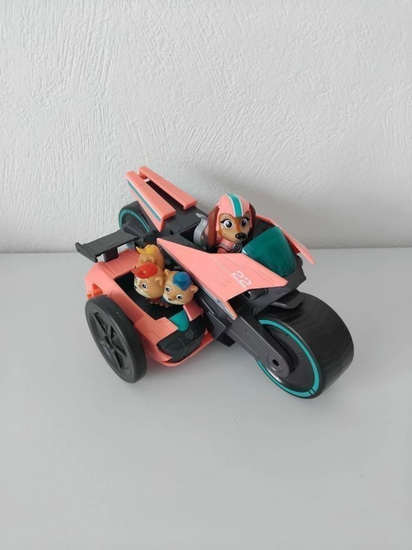 Moto Liberty Side Car Pat Patrouille Figurines Complet